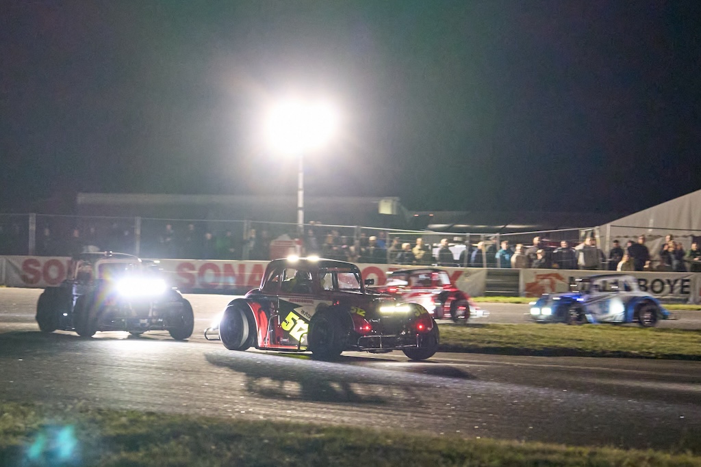 For fjerde gang vandt Kevin Verner Night Race i Legend Car-klassen.
(Foto: Stumpphoto)